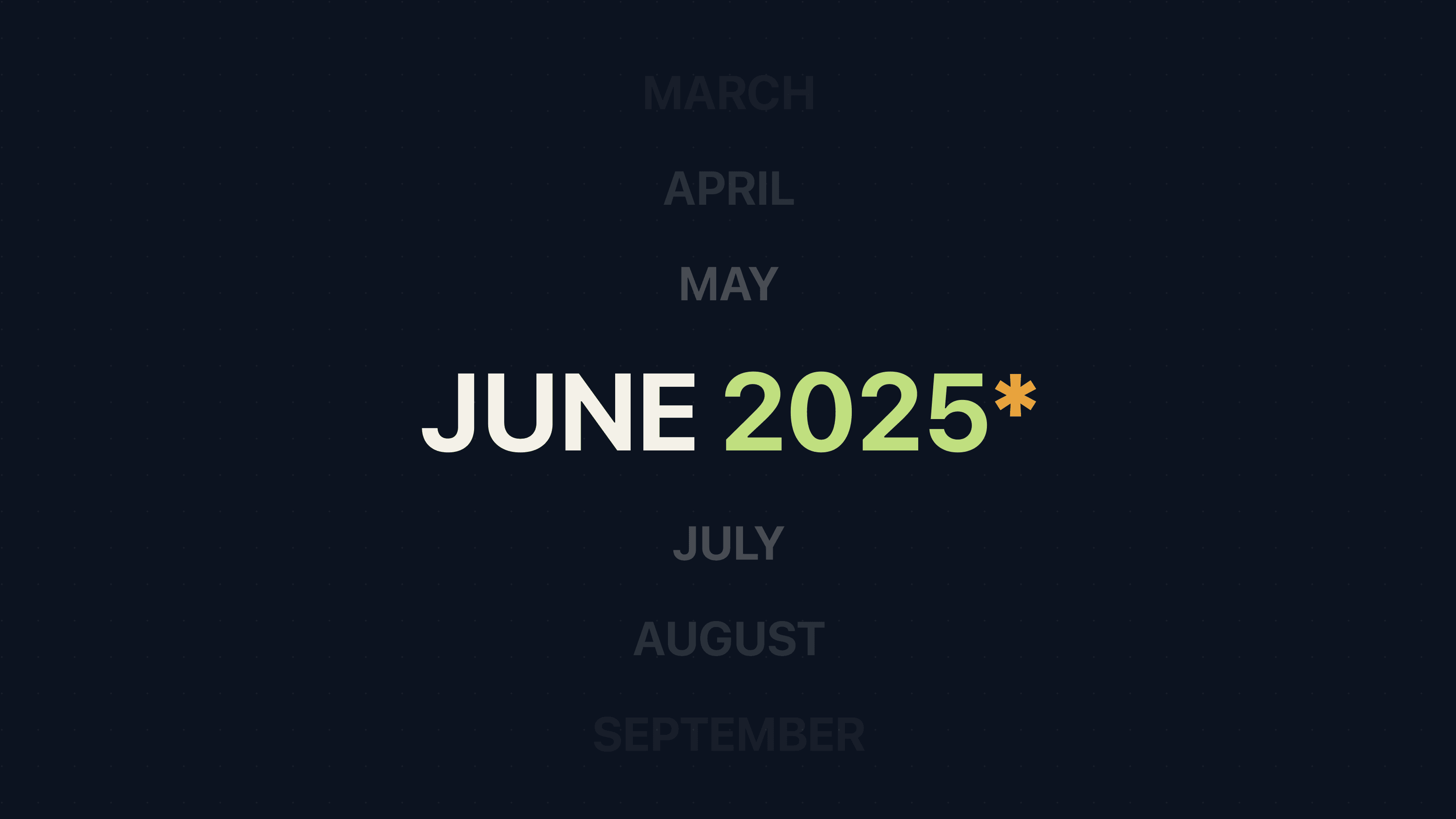Changelog: June 2025
