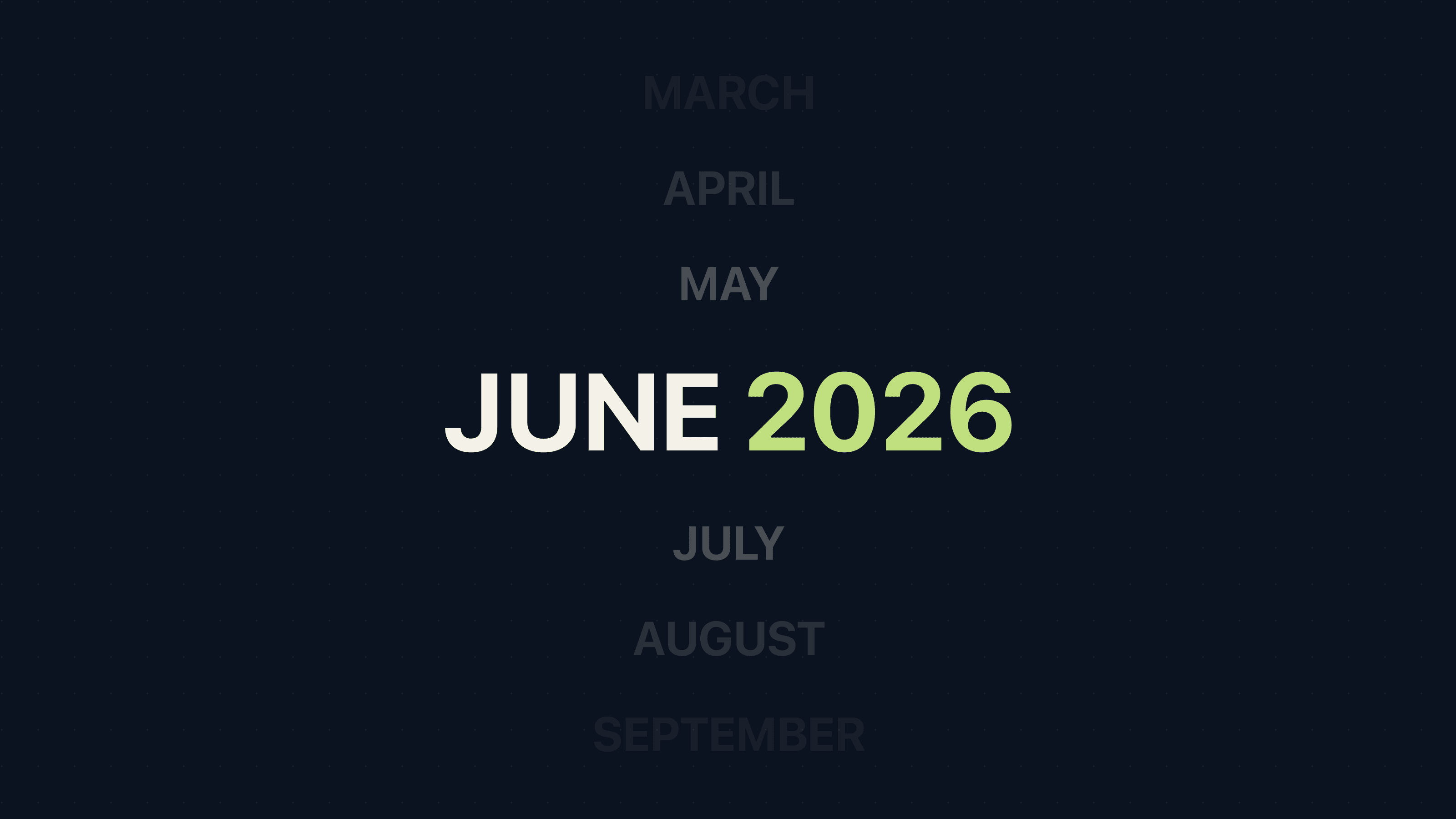 Changelog: June 2026
