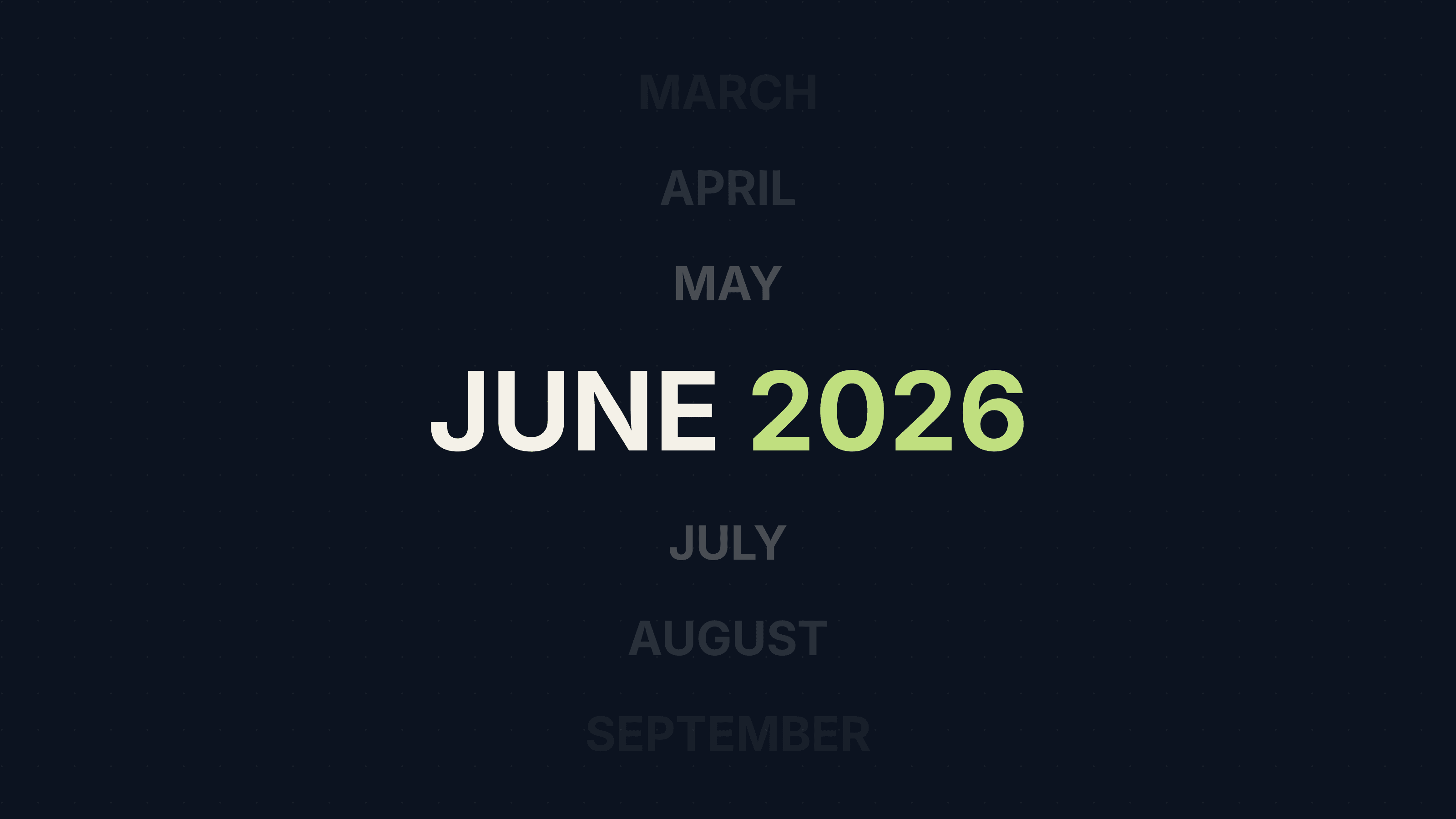 Changelog: June 2026