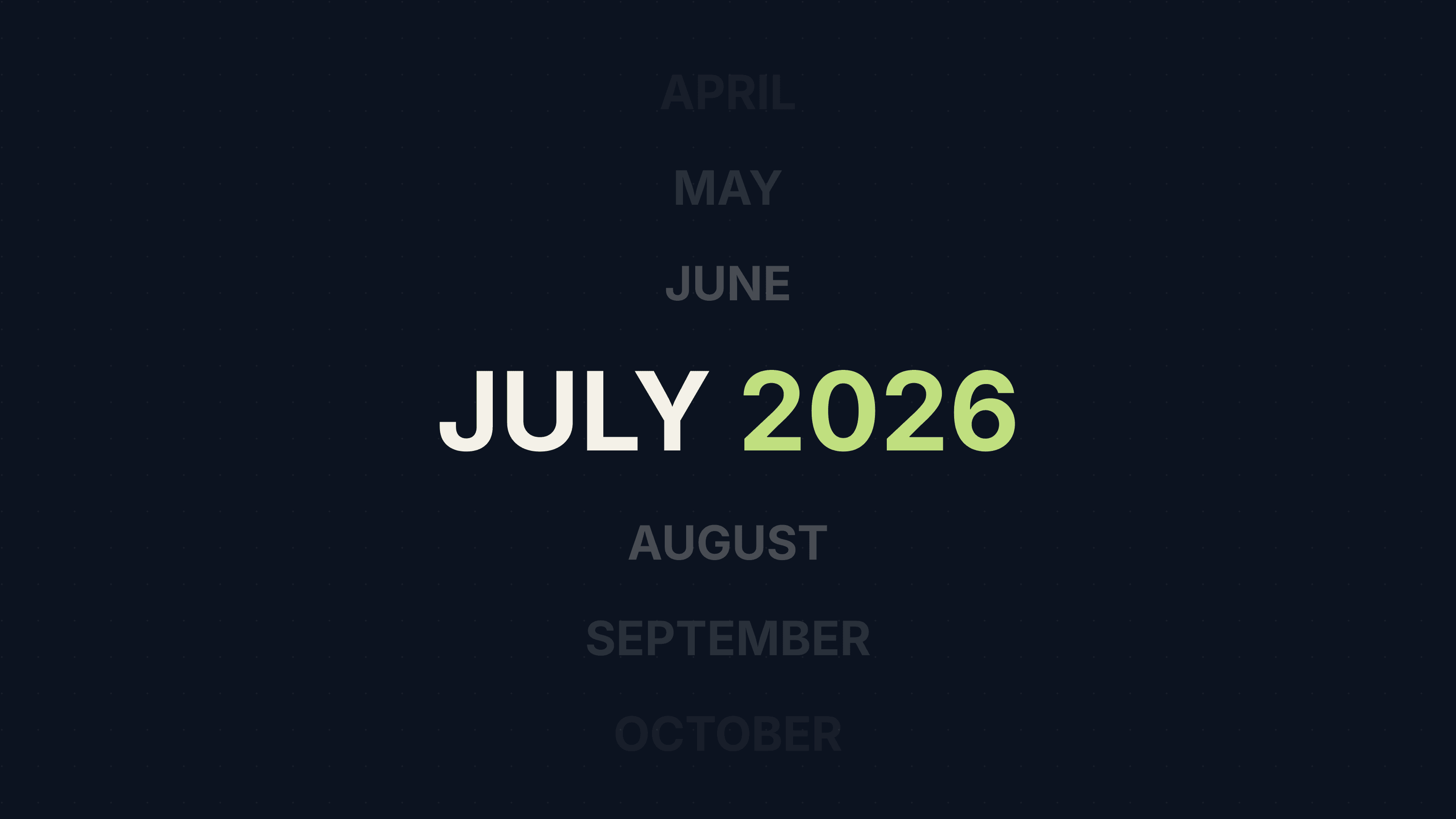 Changelog: July 2026
